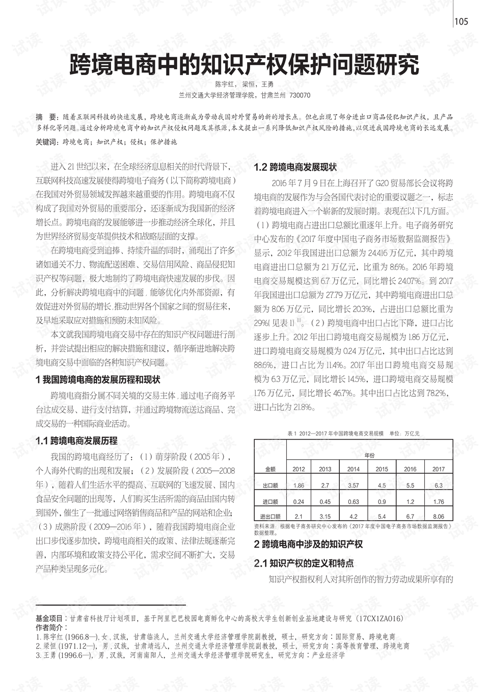 跨境电商中的知识产权法律探讨与风险解析